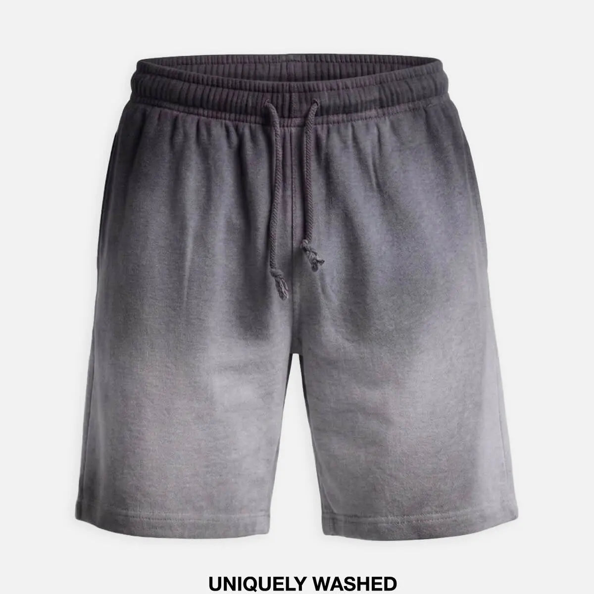 Men's Washed Gradient Drawstring Shorts Eleven Oasis
