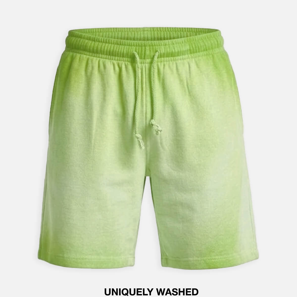 Men's Washed Gradient Drawstring Shorts Eleven Oasis