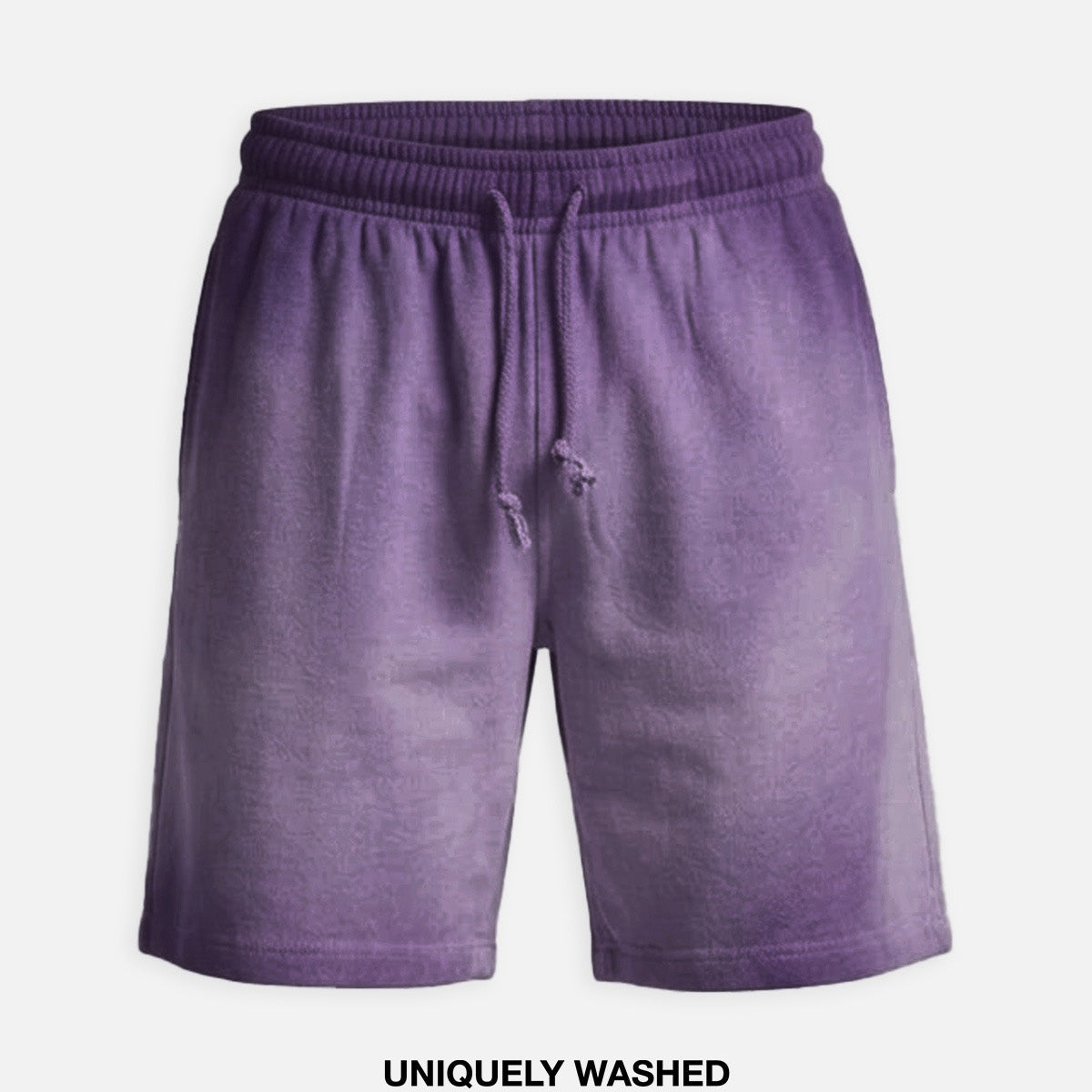Men's Washed Gradient Drawstring Shorts Eleven Oasis