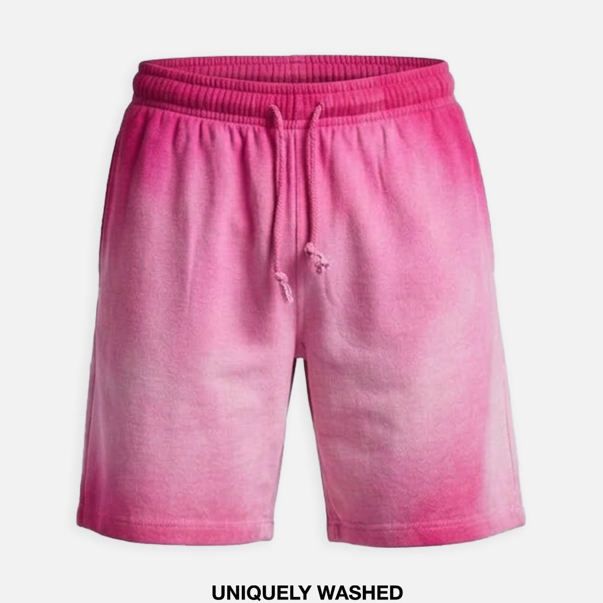 Men's Washed Gradient Drawstring Shorts Eleven Oasis