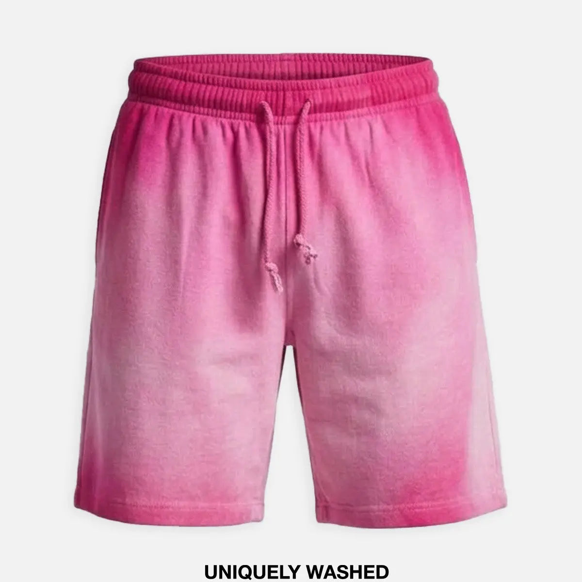 Men's Washed Gradient Drawstring Shorts Eleven Oasis