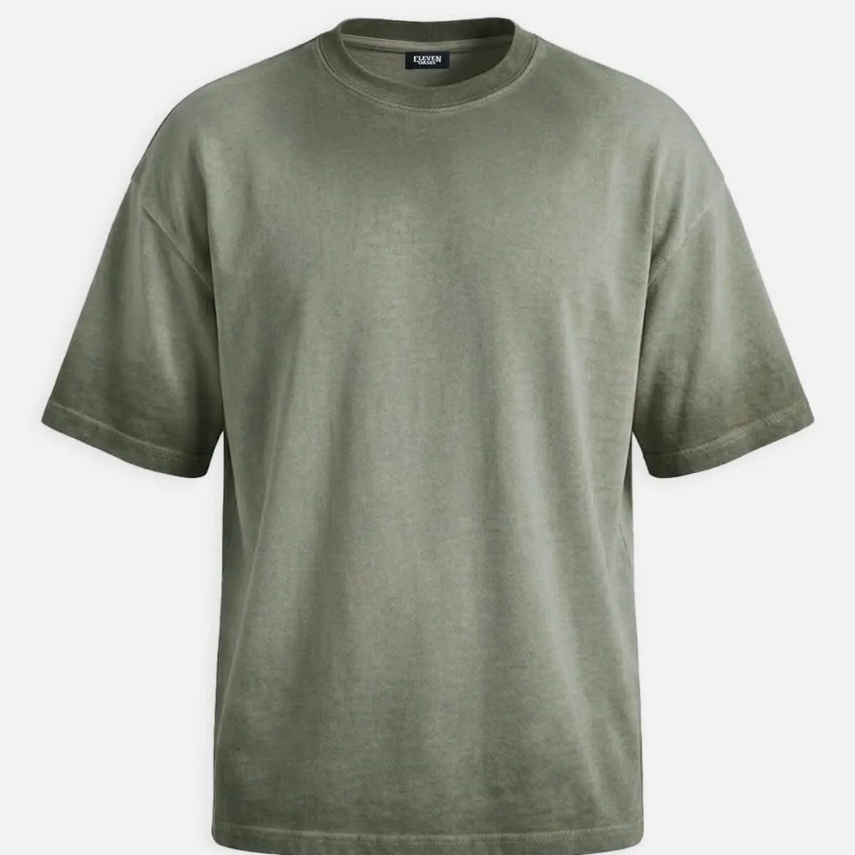 Men's Washed Gradient Crew Neck T-Shirt ElevenOasis