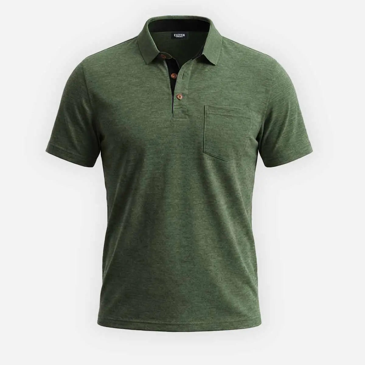 Men's Classic Pocket Polo Short Sleeve Shirt ElevenOasis