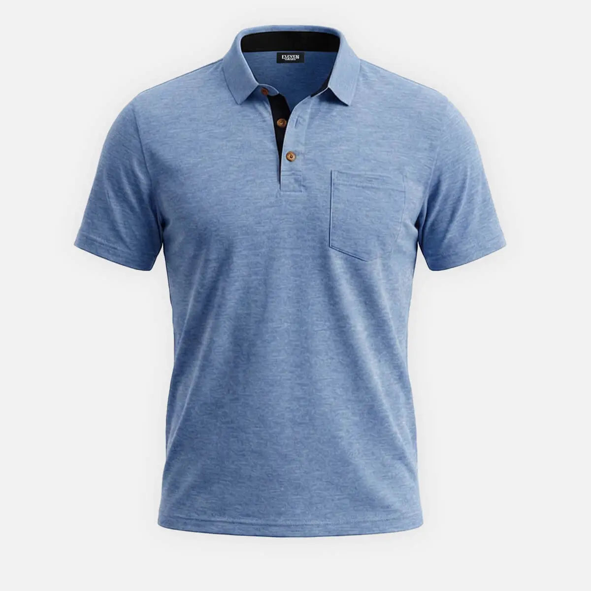 Men's Classic Pocket Polo Short Sleeve Shirt ElevenOasis