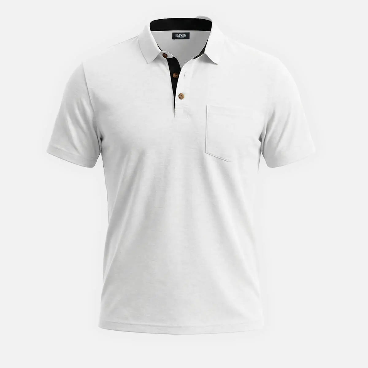 Men's Classic Pocket Polo Short Sleeve Shirt ElevenOasis