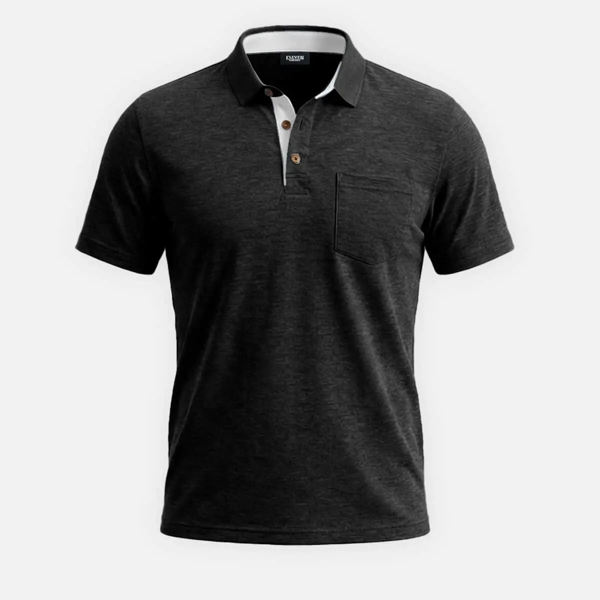 Men's Classic Pocket Polo Short Sleeve Shirt ElevenOasis