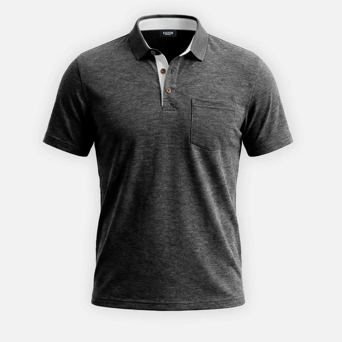 Men's Classic Pocket Polo Short Sleeve Shirt Eleven Oasis