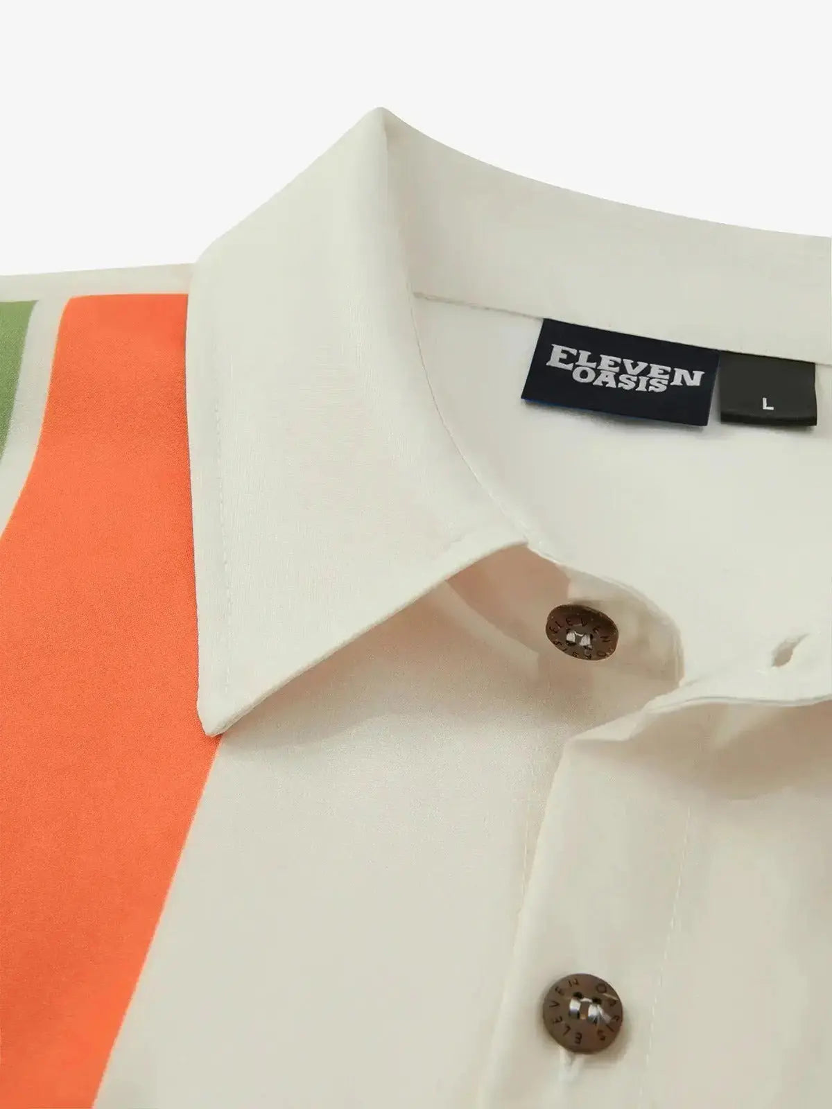 Tall Men's Mid-Century Modern Atomic Bowling Short Sleeve Shirt ElevenOasis