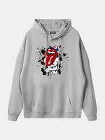 Rolling Stones Baseball Player Graphic Hoodie Eleven Oasis