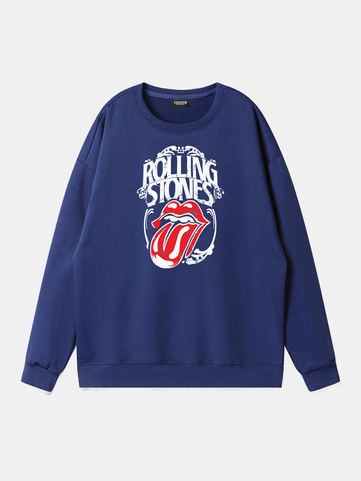 Rolling Stones Classic Tongue Logo Sweatshirt Eleven Oasis