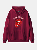 Rolling Stones Dripping Tongue Logo Hoodie Eleven Oasis