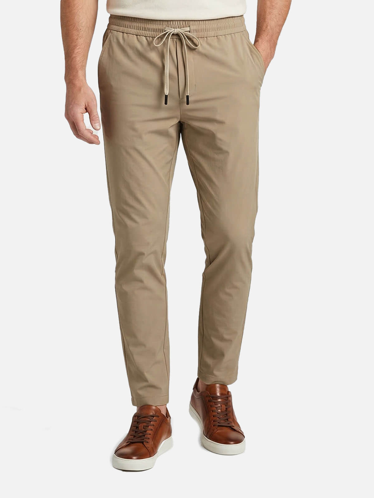 Men's Slim Fit Drawstring Casual Pants Eleven Oasis