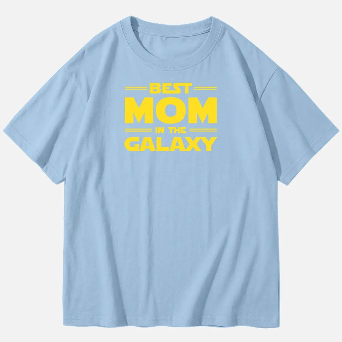Custom Best Mom in the Galaxy Cotton Short Sleeve T-Shirt Eleven Oasis
