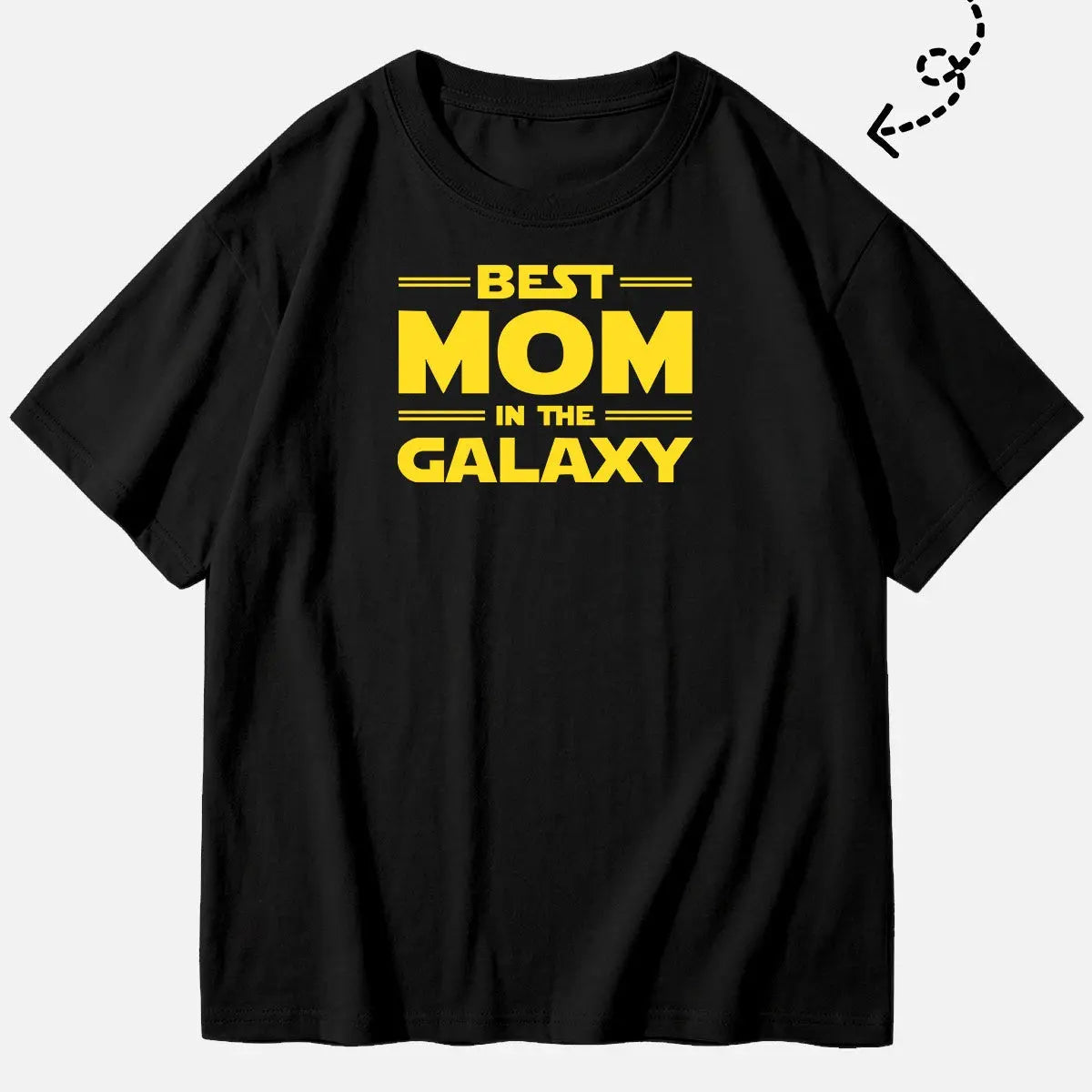Custom Best Mom in the Galaxy Cotton Short Sleeve T-Shirt Eleven Oasis
