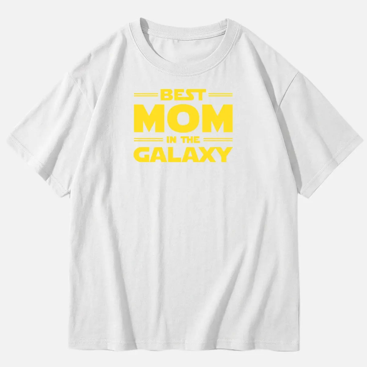 Custom Best Mom in the Galaxy Cotton Short Sleeve T-Shirt Eleven Oasis