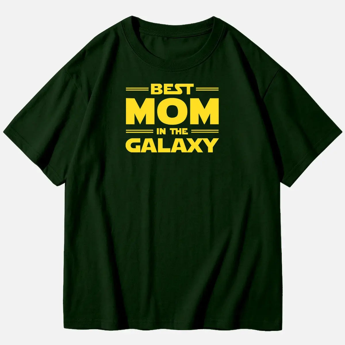Custom Best Mom in the Galaxy Cotton Short Sleeve T-Shirt Eleven Oasis