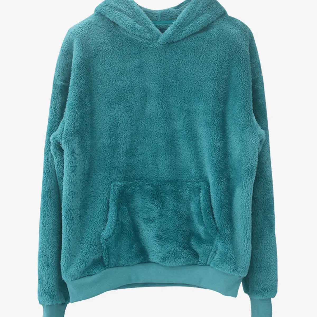 Men's Plush Sherpa Fleece Hoodie ElevenOasis