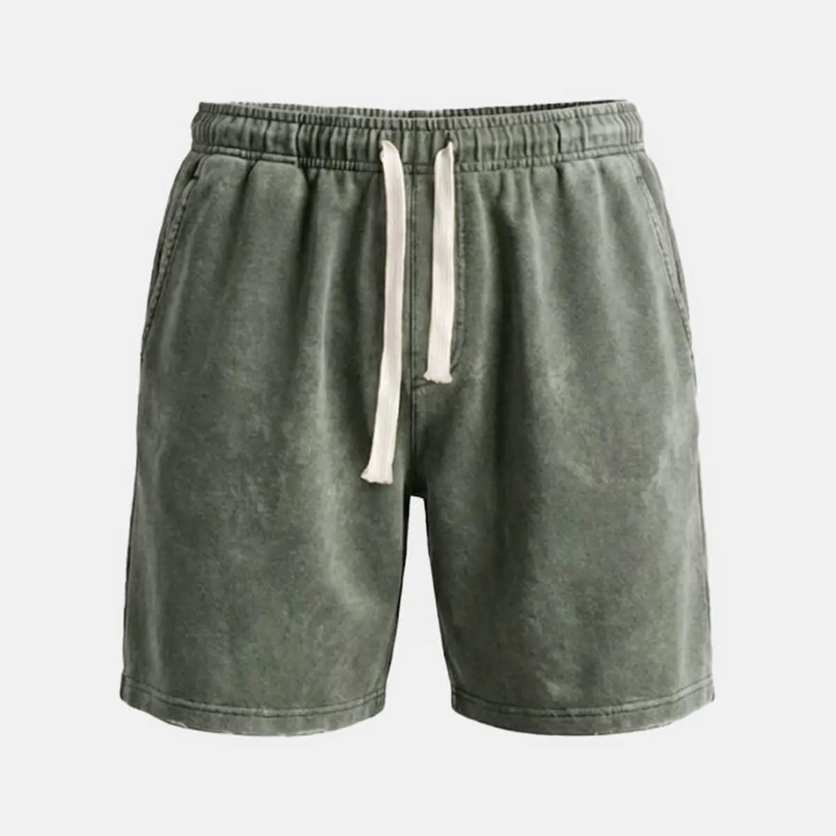Men's Washed Cotton Drawstring Shorts Eleven Oasis
