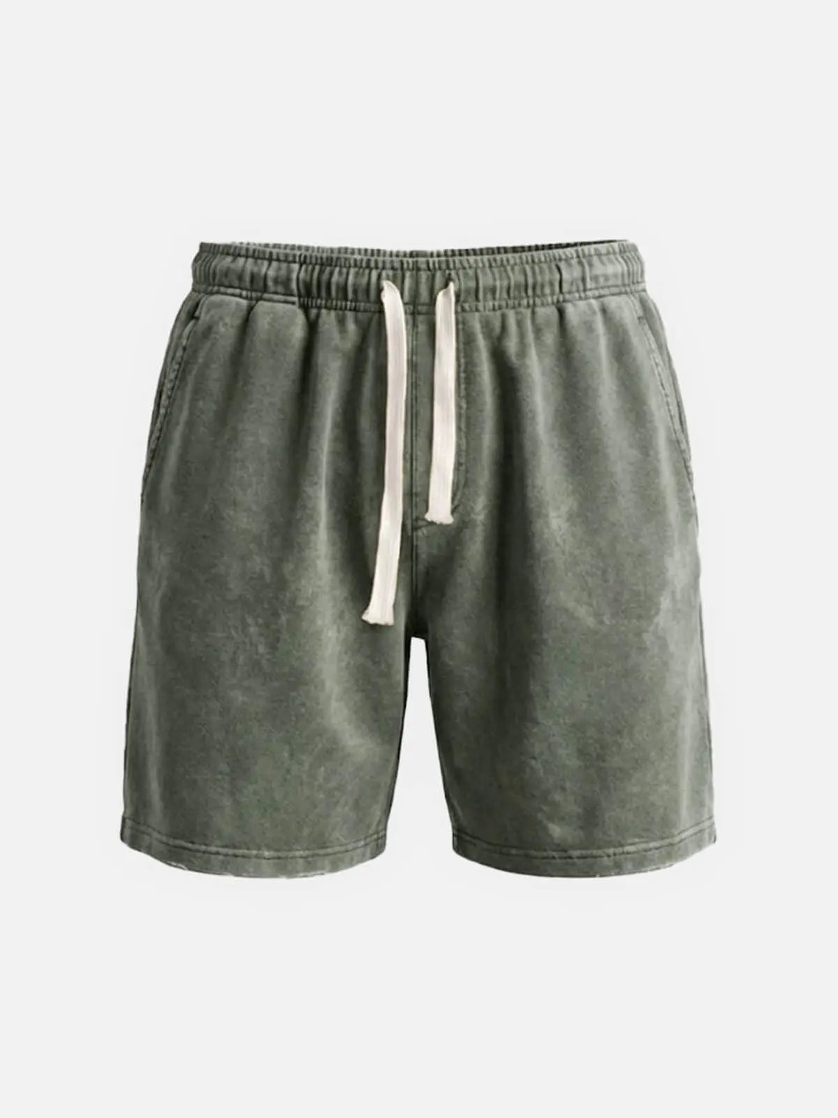 Men's Washed Cotton Drawstring Shorts Eleven Oasis