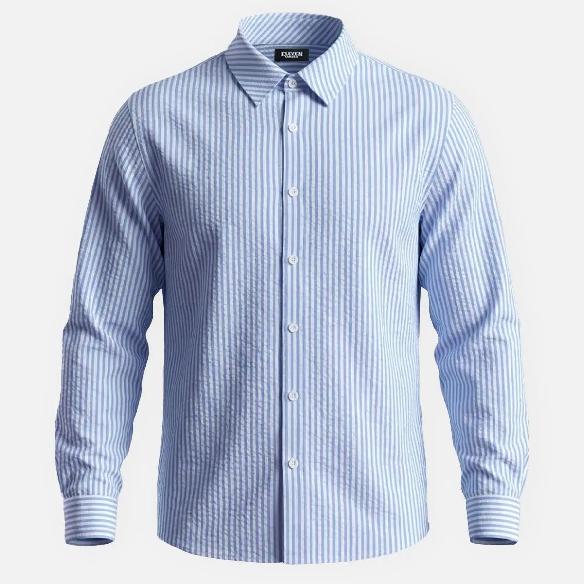 Men's Classic Stripe Long Sleeve Shirt Eleven Oasis