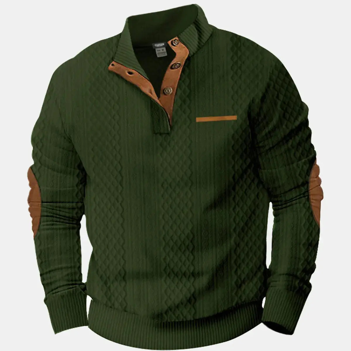 Men's Cable Knit Pullover Sweater ElevenOasis