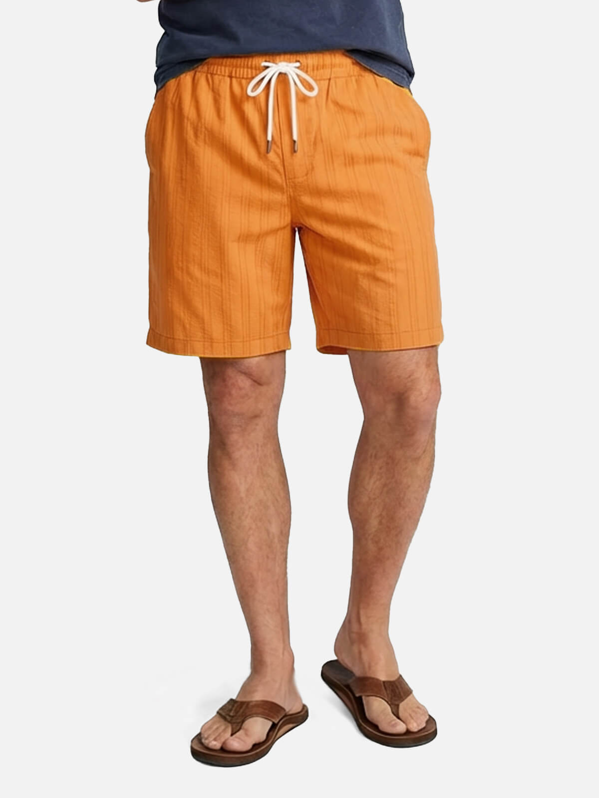 Men's Classic Textured Drawstring Beach Shorts ElevenOasis