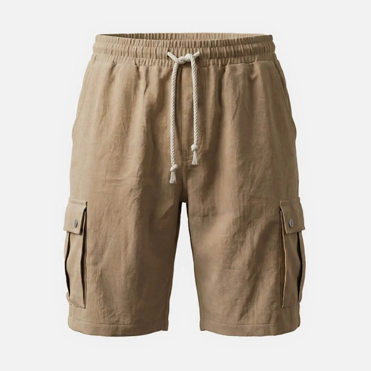 Men's Linen Blend Slim Fit Cargo Shorts ElevenOasis