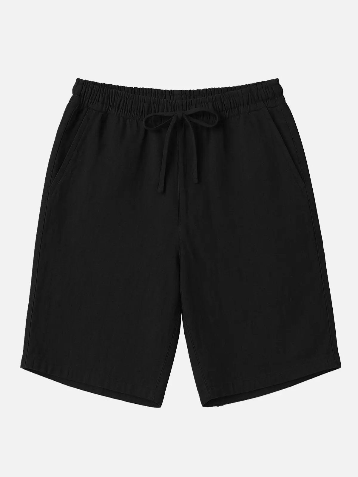 Men's Linen Blend Elastic Waist Shorts Eleven Oasis