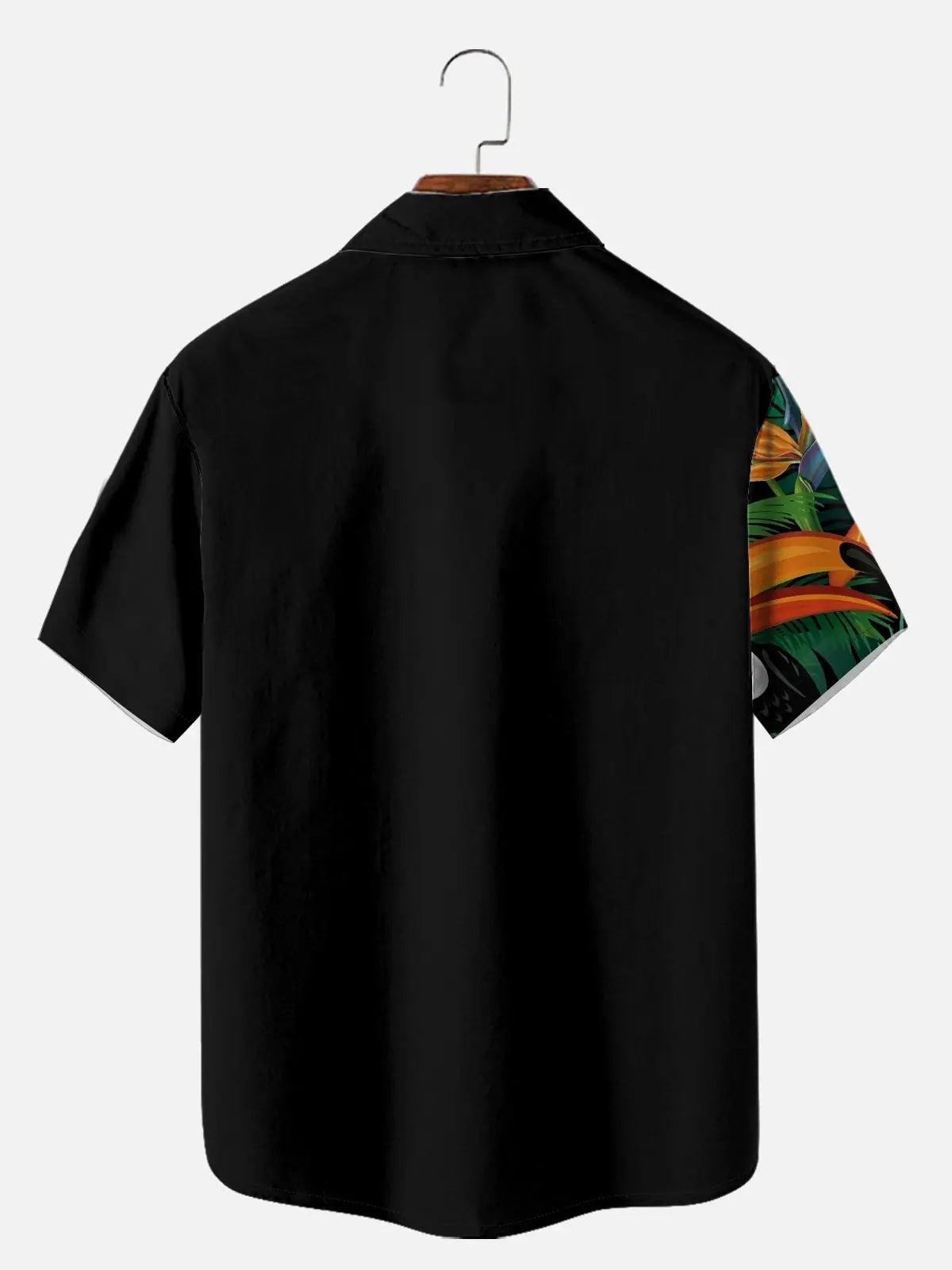 Men's Hawaii Retro Tropical Flora Short Sleeve Shirt ElevenOasis