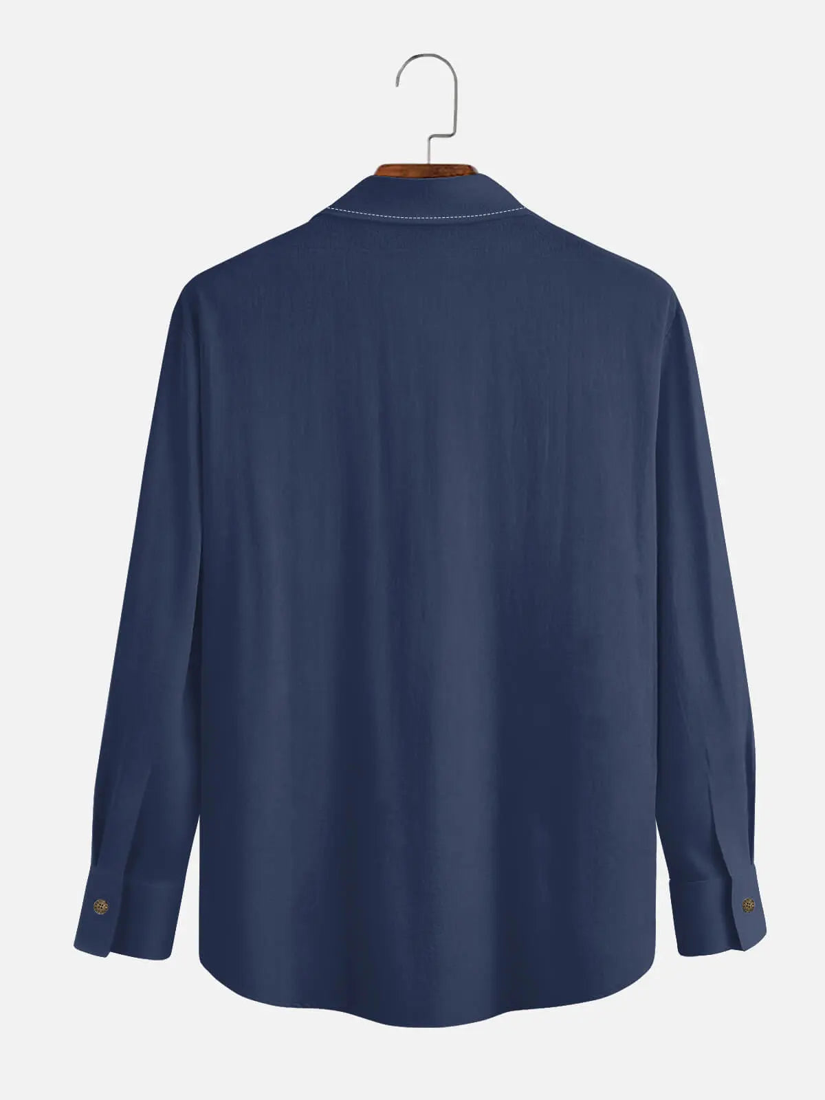 Men's Mid-Century Geometric Long Sleeve Shirt ElevenOasis