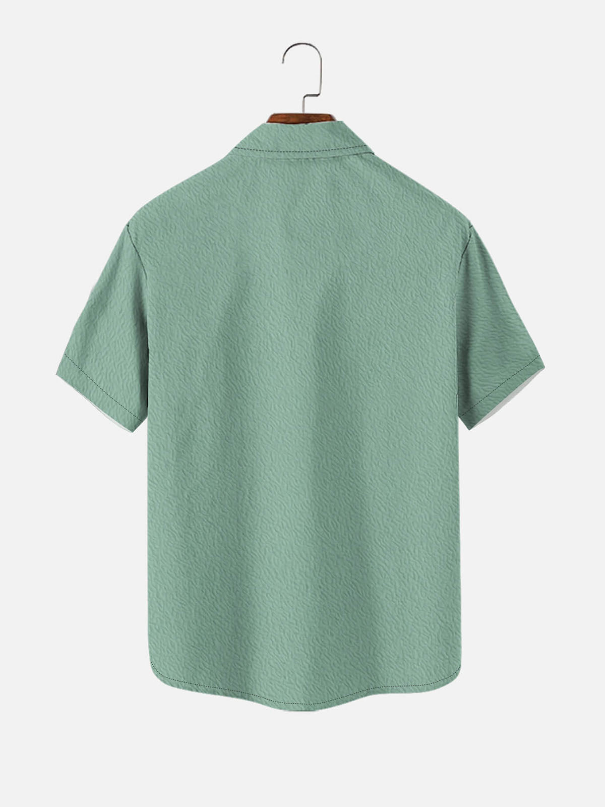 Tall Men's Retro Stripe Customizable Bowling Short Sleeve Shirt Eleven Oasis