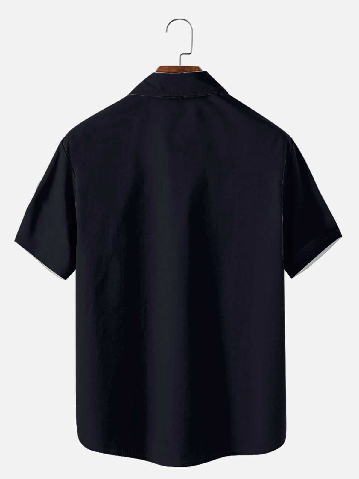 Tall Men's Skyline Stripe Bowling Short Sleeve Shirt ElevenOasis