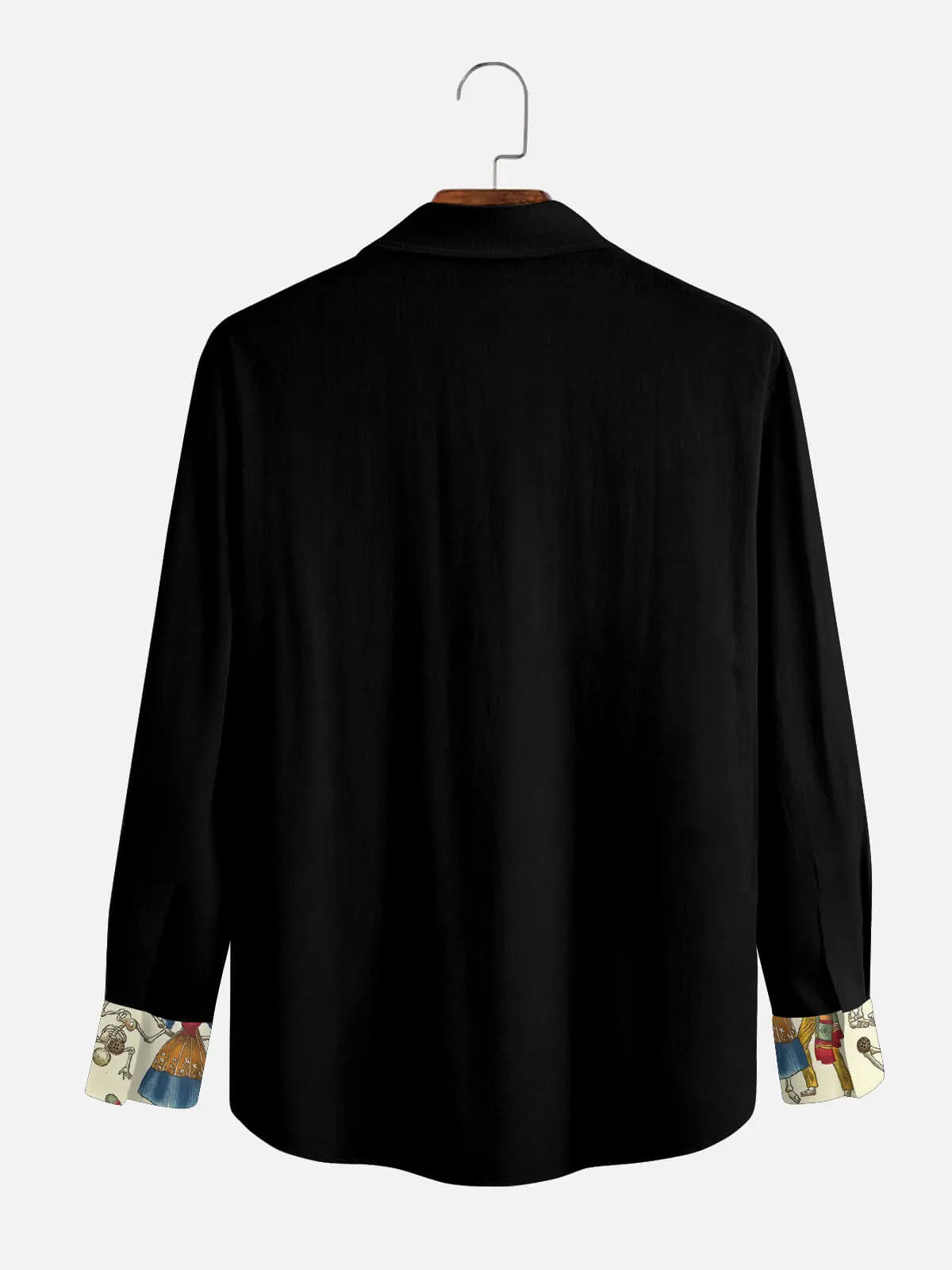 Men's Skeleton Mariachi Long Sleeve Shirt Eleven Oasis