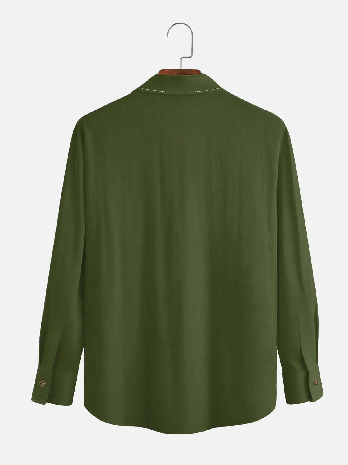 Men's Mid-Century Geometric Long Sleeve Shirt ElevenOasis