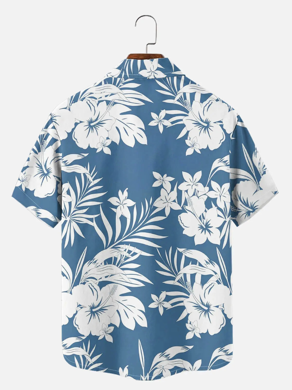 Tall Men's Coastal Bloom Short Sleeve Shirt Eleven Oasis