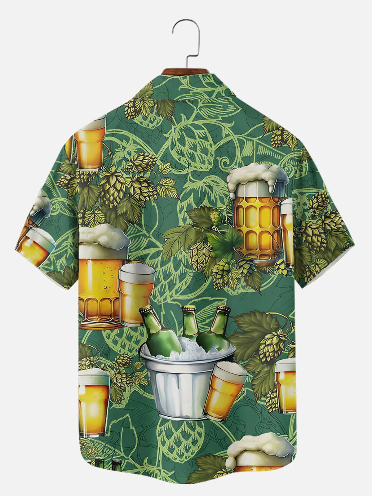 Tall Men's Hops & Cheers Short Sleeve Shirt Eleven Oasis
