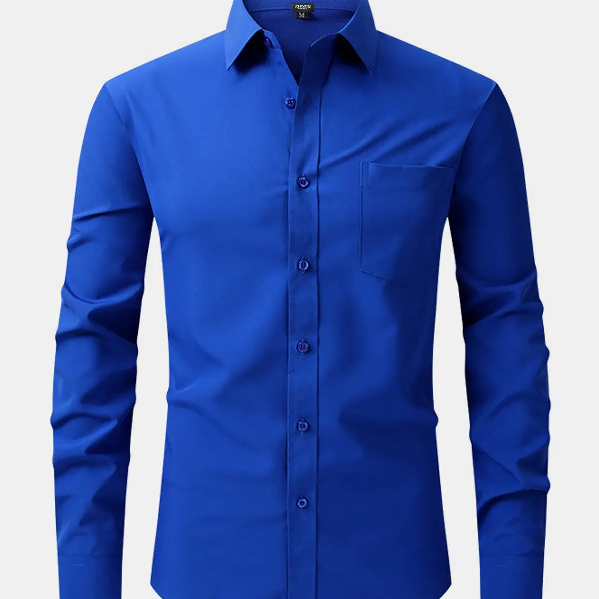 Men's Business Casual Long Sleeve Shirt ElevenOasis