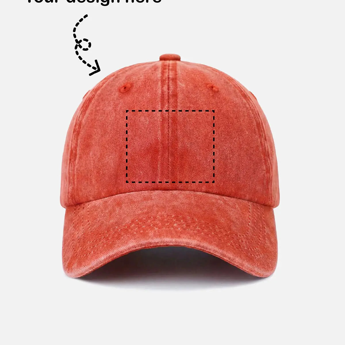 Customizable Washed Cotton Baseball Cap ElevenOasis