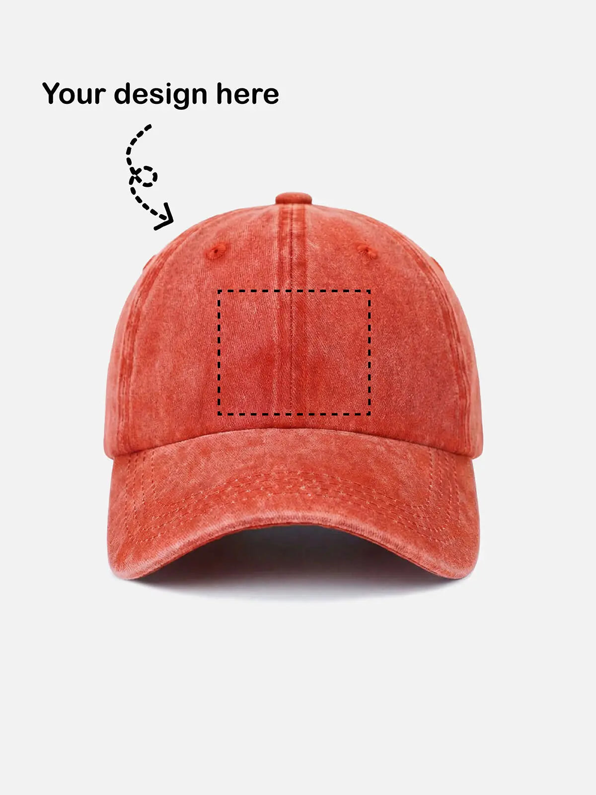 Customizable Washed Cotton Baseball Cap ElevenOasis