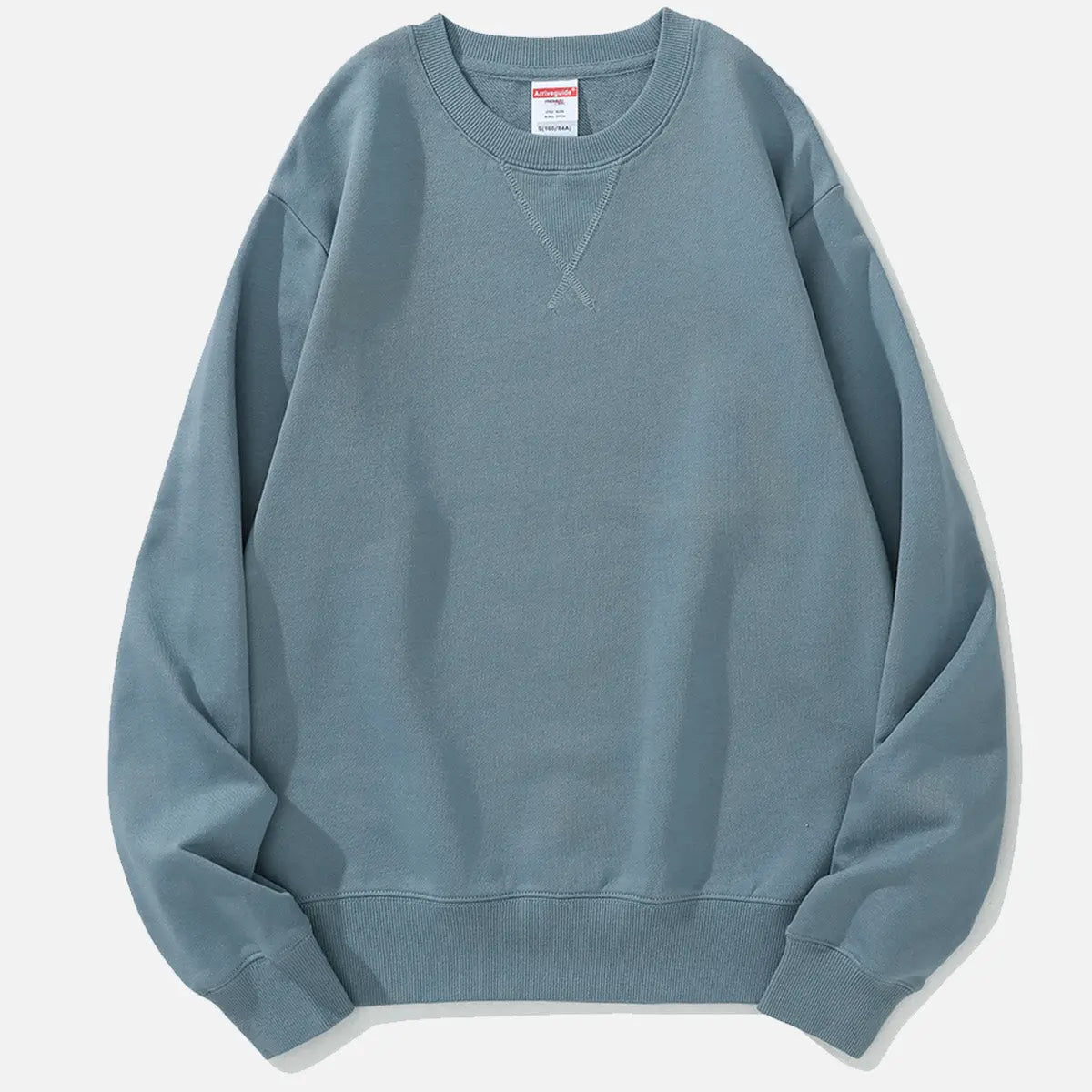 Men's Classic Vintage Detail Crew Neck Sweatshirt Eleven Oasis