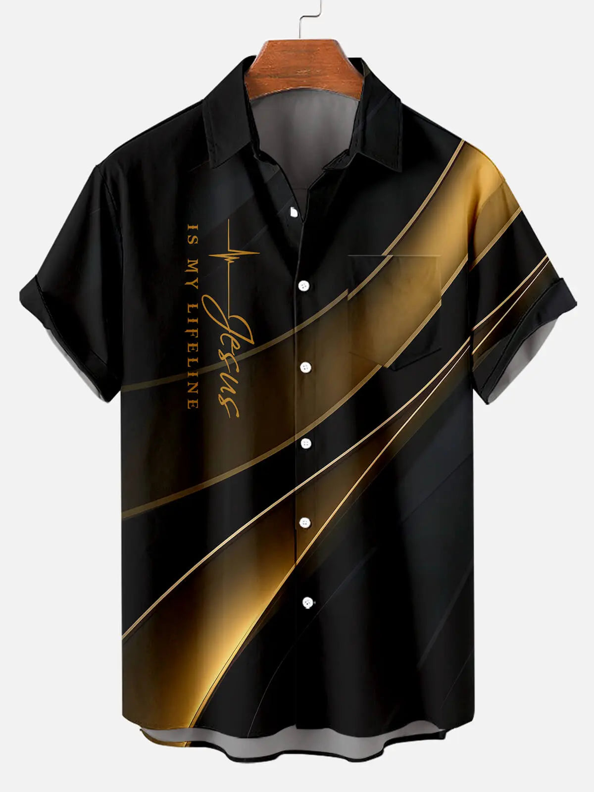 Men's Easter Cross Pattern Short Sleeve ShirtMens short sleeve shirts Big and tall Mens shirts Short sleeve shirts for men Mens 4xl shirts Casual short sleeve shirts