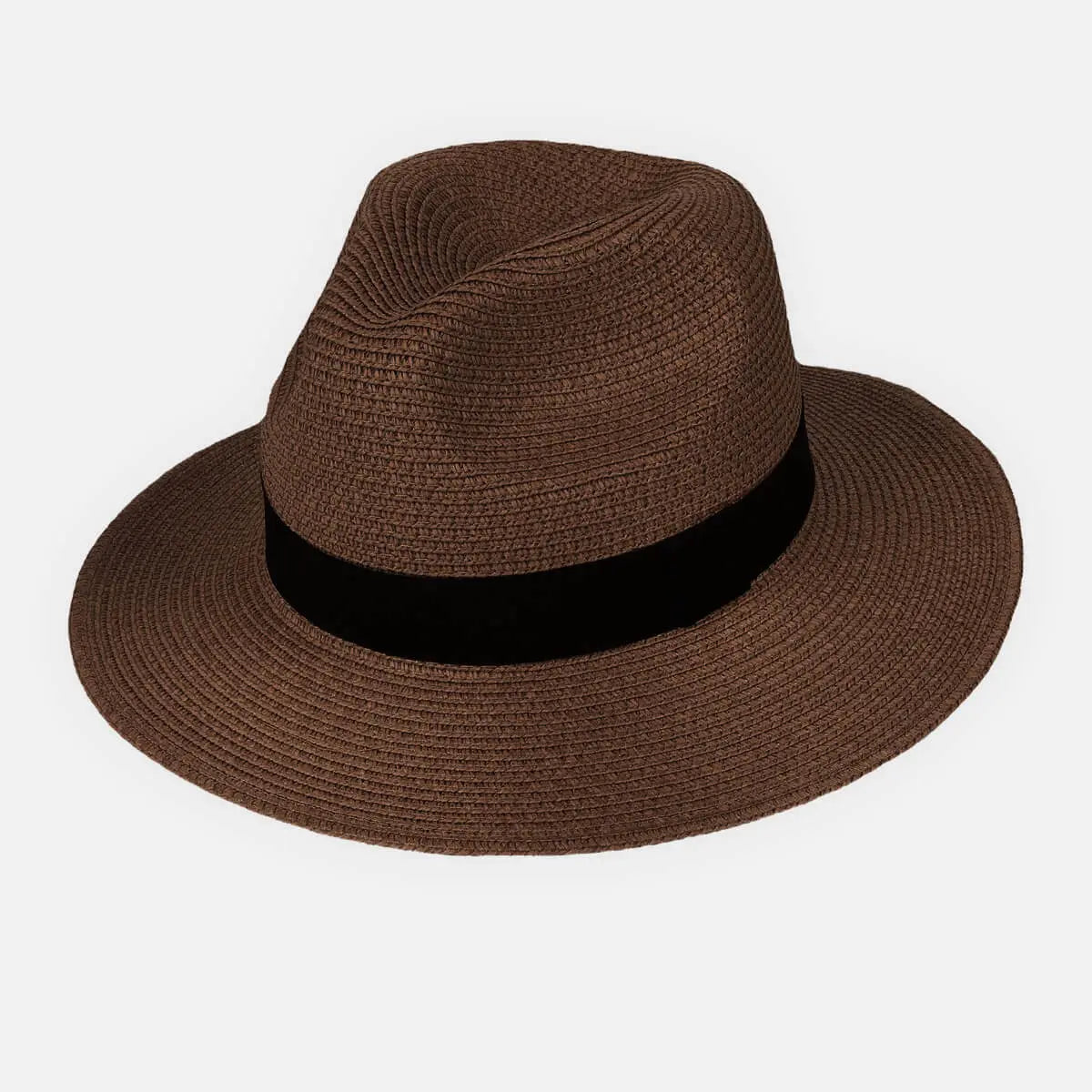 Classic Straw Fedora Hat Eleven Oasis