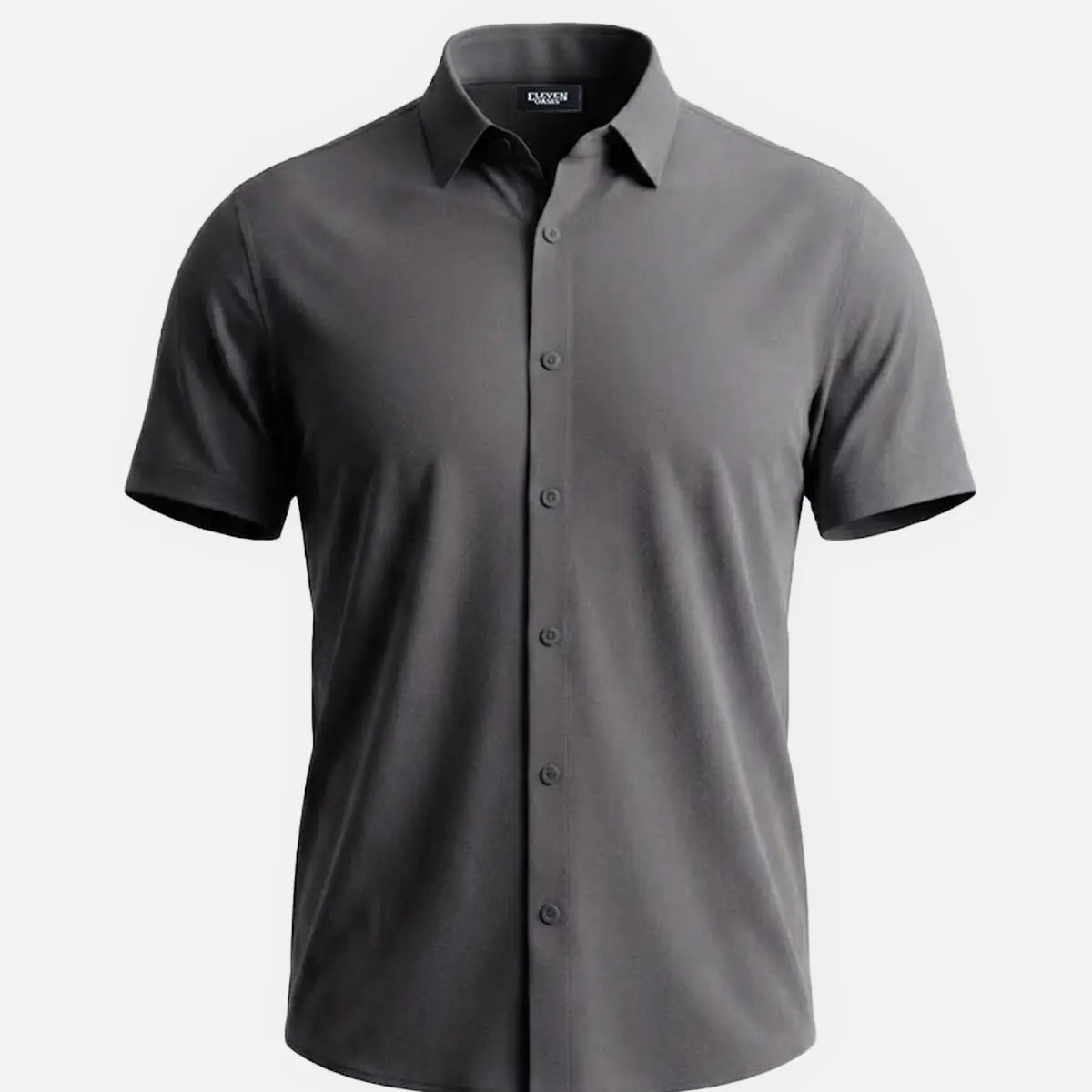 Men's Classic Stretch Slim Fit Short Sleeve Shirt ElevenOasis