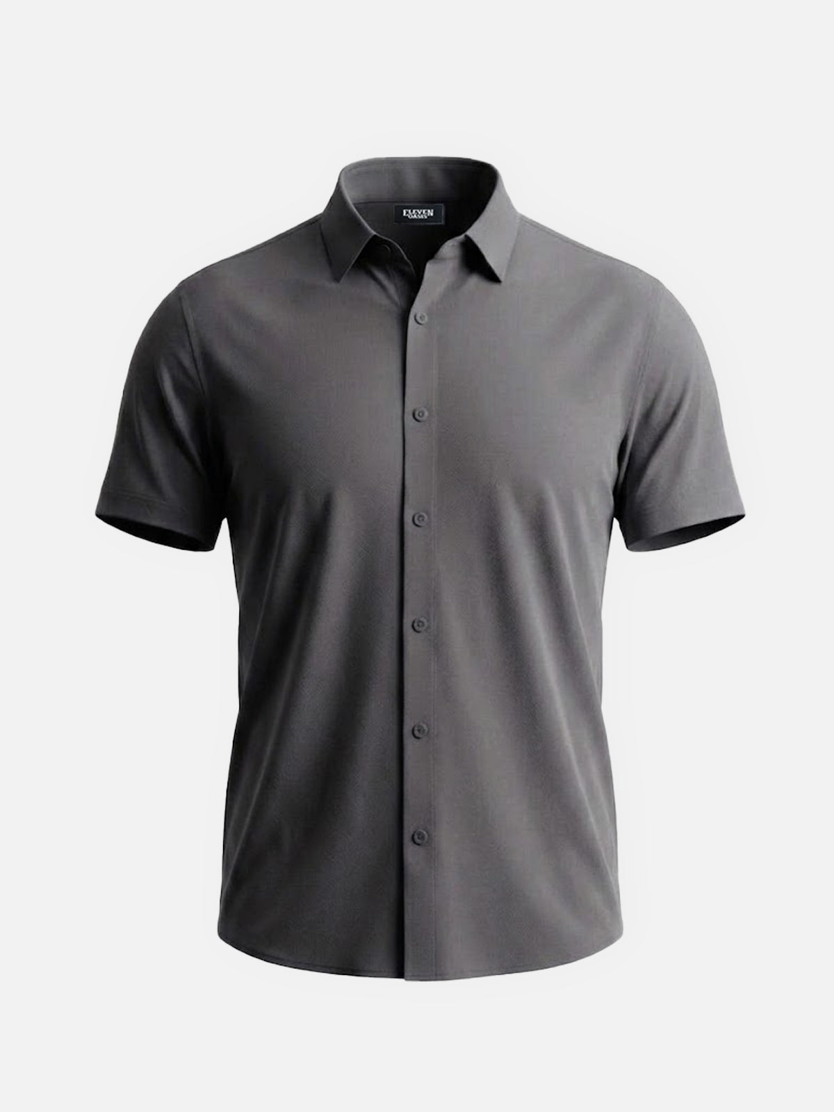 Men's Classic Stretch Slim Fit Short Sleeve Shirt ElevenOasis