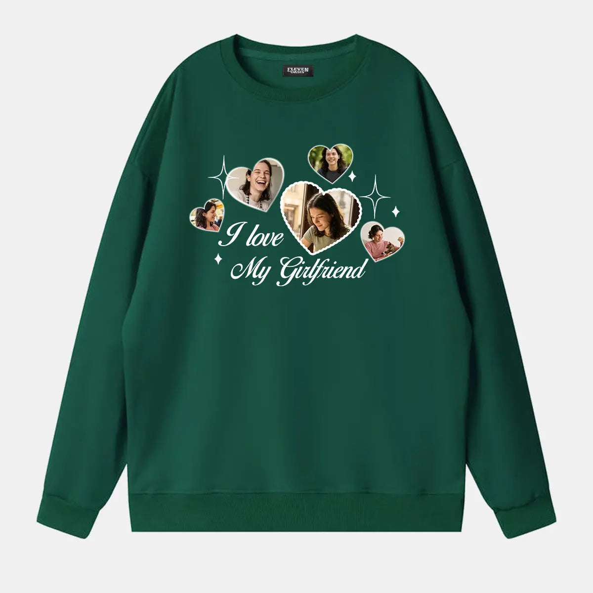 Custom Love Photo Sweatshirt Eleven Oasis