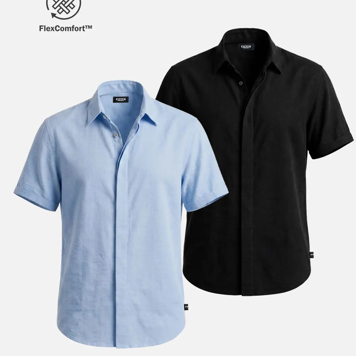 Men's FlexComfort? Classic Short Sleeve Shirt ElevenOasis