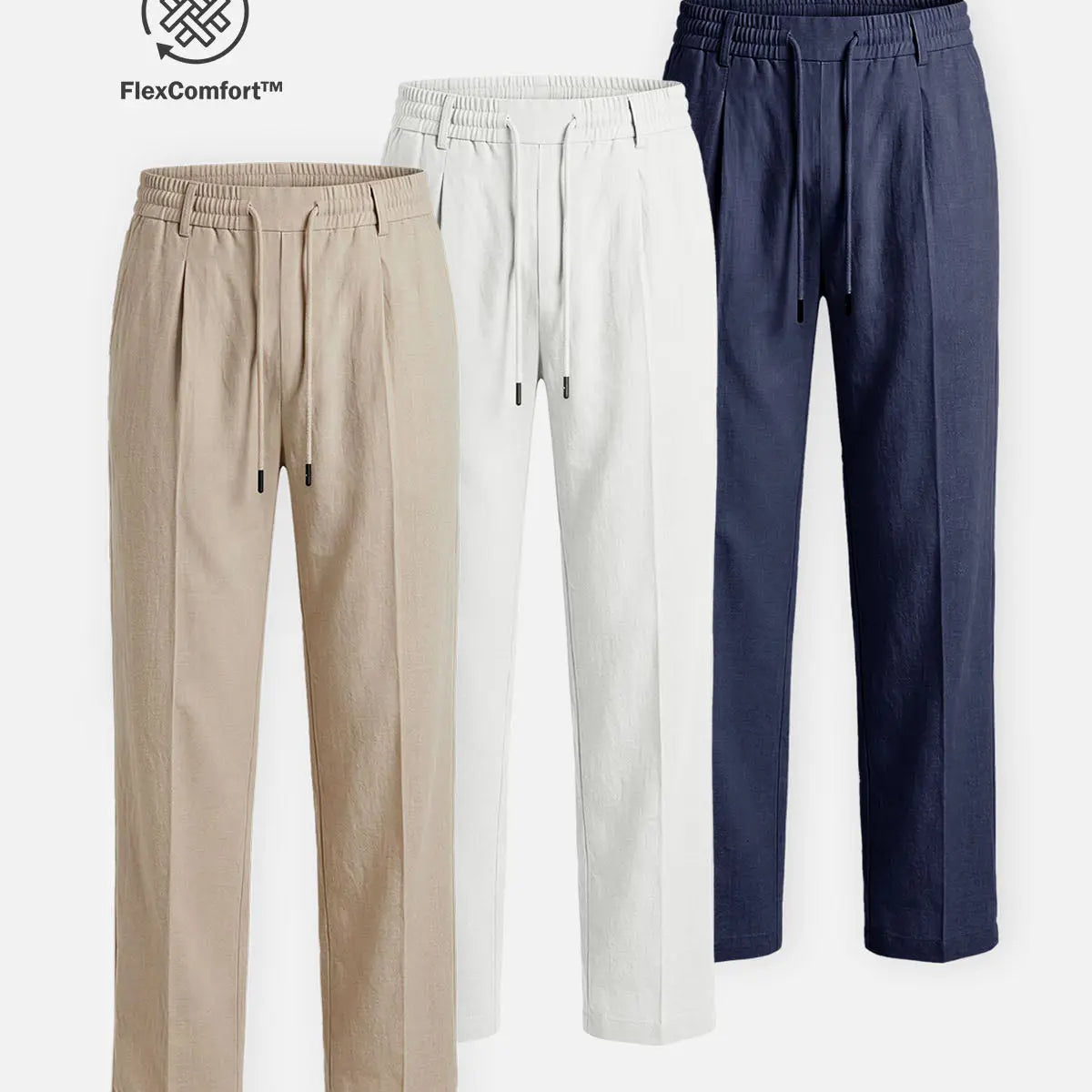 Tall Men's Relaxed FlexComfort™ Straight Leg Pants ElevenOasis