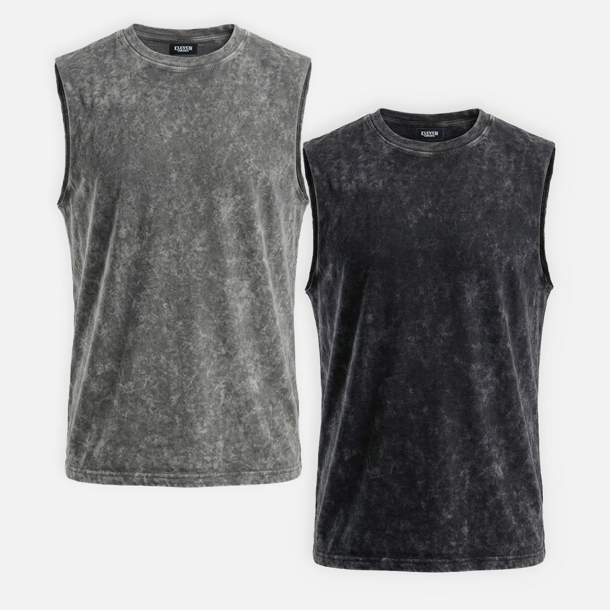 Men's Vintage Washed Cotton Tank Top ElevenOasis