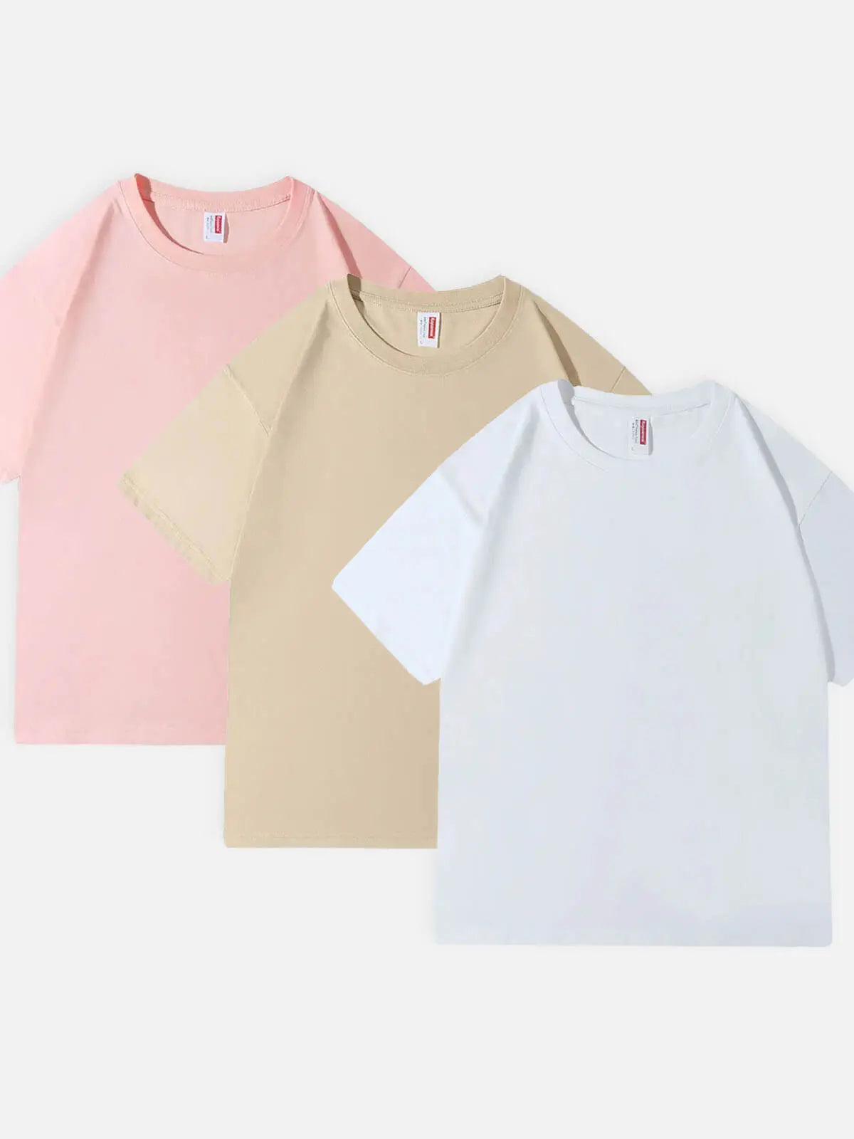 Soft Pastel Basic Cotton T-Shirt - 5 Colors Eleven Oasis