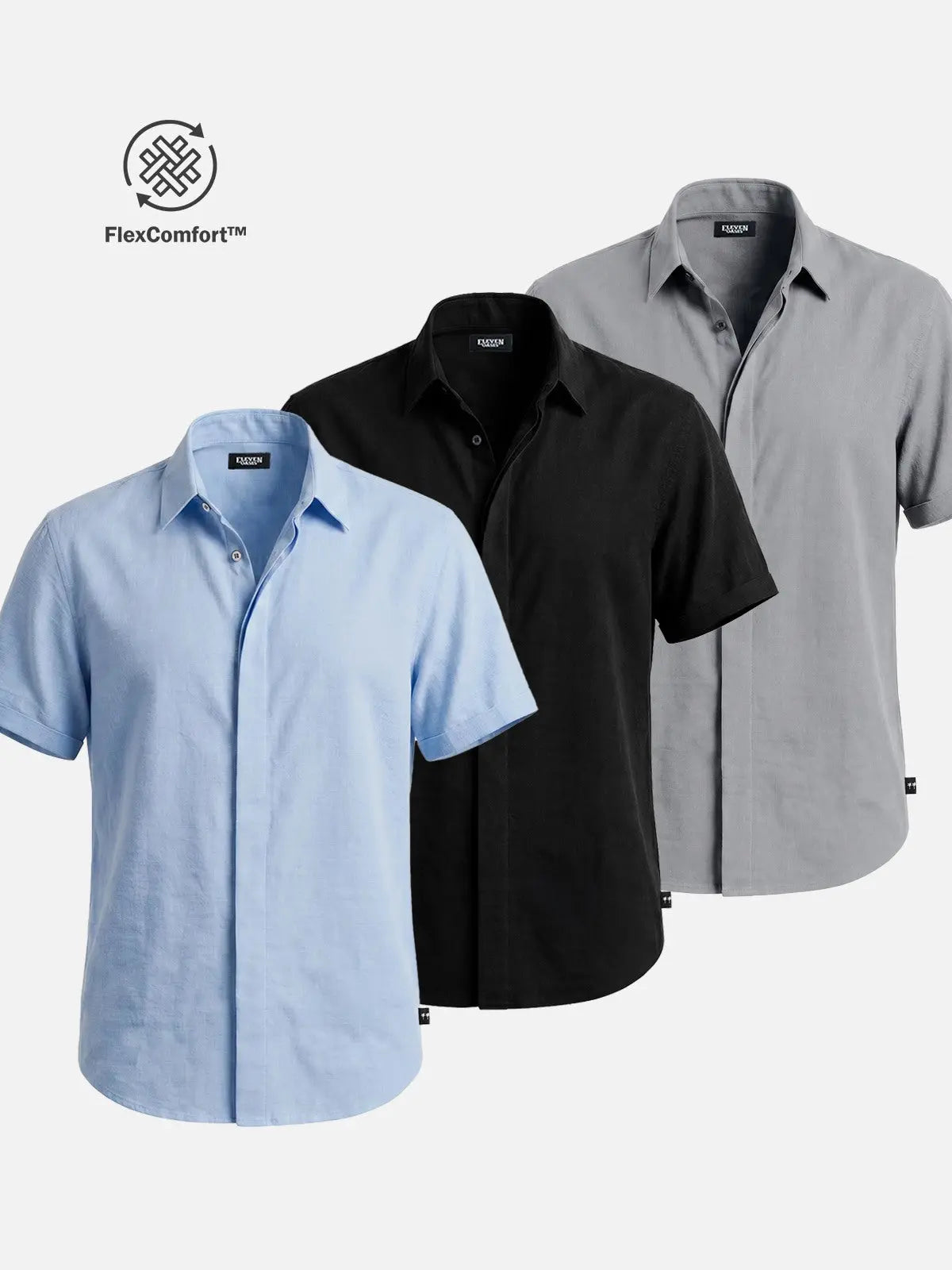 Men's FlexComfort? Classic Short Sleeve Shirt ElevenOasis